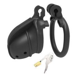 CockLock Cage de chasteté Stegria 7 x 3.5cm Noir
